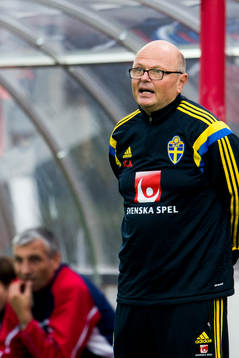Sveriges förbundskapten Calle Barrling