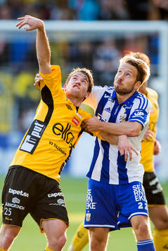 Elfsborgs Marcus Rohdén och IFK Göteborgs Adam Johansson