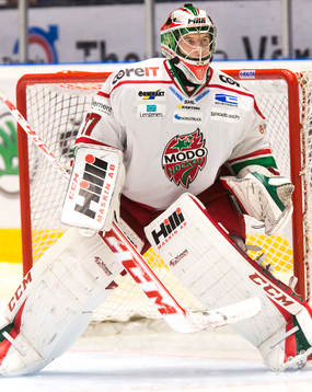 Modos målvakt Adam Reideborn