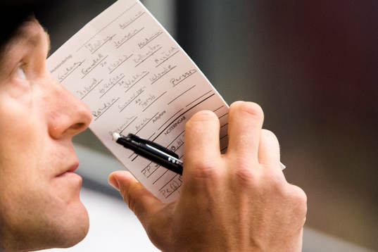 Anteckningar på block