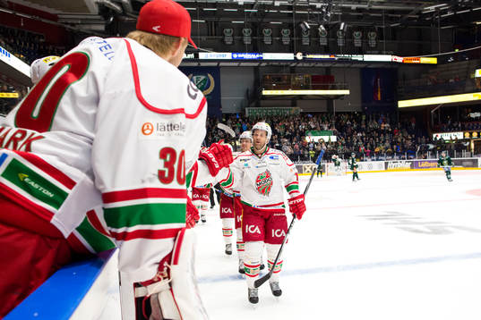 Modos spelare jublar