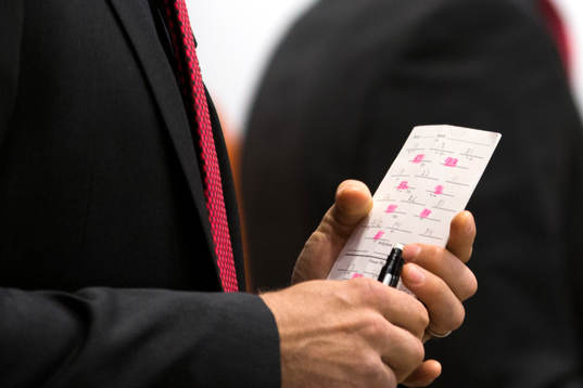 Anteckningar på block