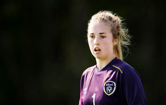 Irlands målvakt Brooke Dunne