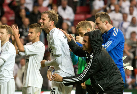  Alex Kacaniklic, FCK Mikael Antonsson, FCK Claudemir, FCK og Stephan Andersen, FCK