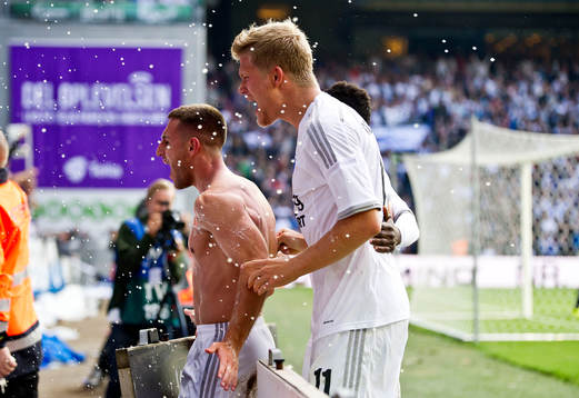  Baskim Kadrii, FCK Andreas Cornelius, FCK Danny Amankwaa, FCK
