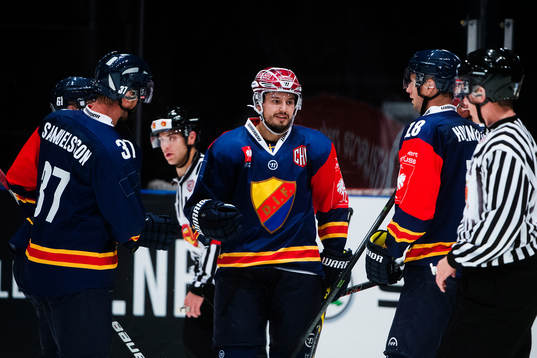 Djurgårdens spelare jublar