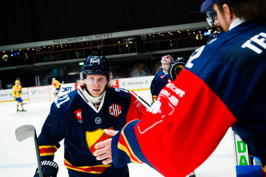 Djurgårdens Nicklas Heinerö jublar