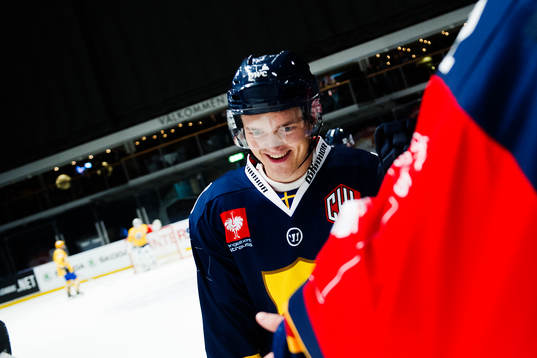 Djurgårdens  Marcus Högström jublar