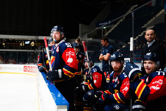 Djurgårdens Mikael Ahlén, Mikael Samuelsson och Erik