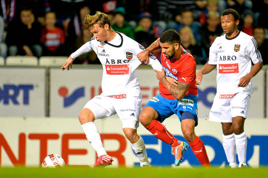 Helsingborgs Victor Palsson och Brommapojkarnas Jesper