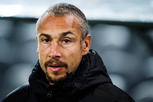 Falkenbergs tränare Henrik Larsson