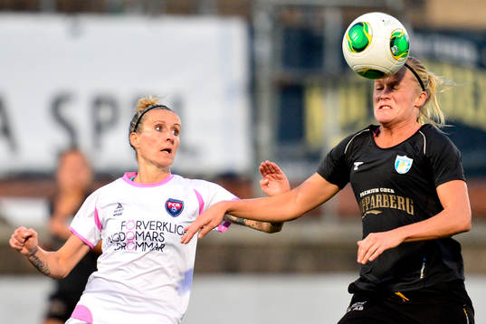 Rosengårds Anja Mittag och Göteborgs Kathlene Fernström