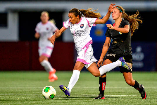 Rosengårds Marta Viera Da Silva och Göteborgs Andrine