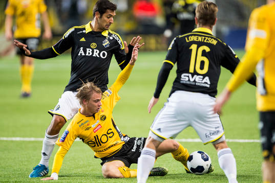 s Celso Borges under fotbollsmatchen i Allsvenskan mellan Elfsborg och AIK den 28 september 2014 i Borås.