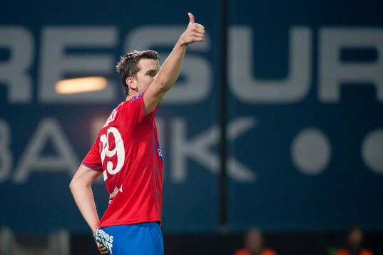 Helsingborgs Jesper Björkman ger tummen upp