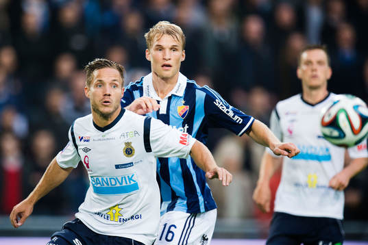 Gefles Anders Wikström och Djurgårdens Sebastian Andersson