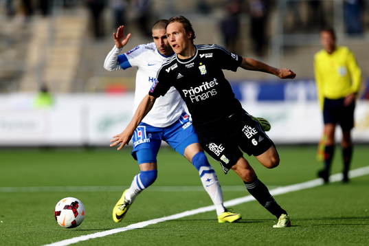 IFK Göteborgs Ludwig Augustinsson och Norrköpings Rawez