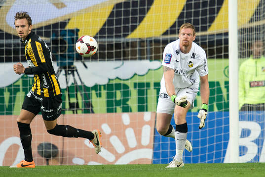 Häckens målvakt Christoffer Källqvist 