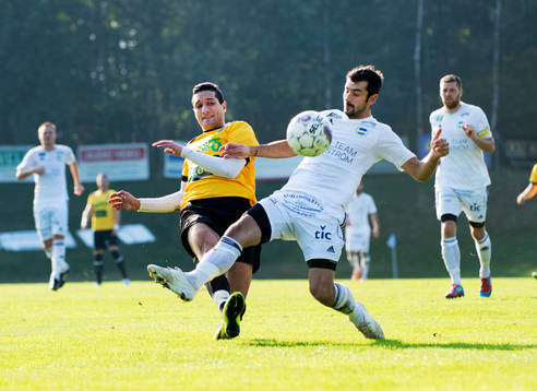 IFK Malmös Mohamed Ramadan i matchen i division 3 mellan Österlen och IFK Malmö i Skillinge 5 oktober 2014.