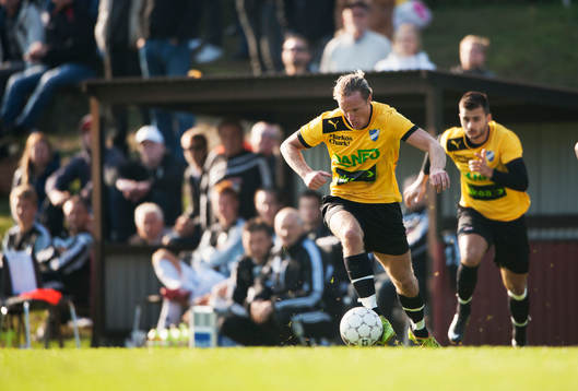 IFK Malmös Jörgen Nilsson  i matchen i division 3 mellan Österlen och IFK Malmö i Skillinge 5 oktober 2014.