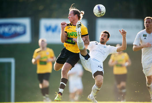  IFK Malmös Jörgen Nilsson i matchen i division 3 mellan Österlen och IFK Malmö i Skillinge 5 oktober 2014.