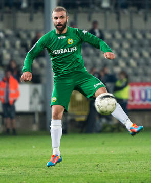  Hammarbys Kennedy Bakircicioglu i matchen i superettan mellan Landskrona och Hammarby i Landskrona 5 oktober 2014.