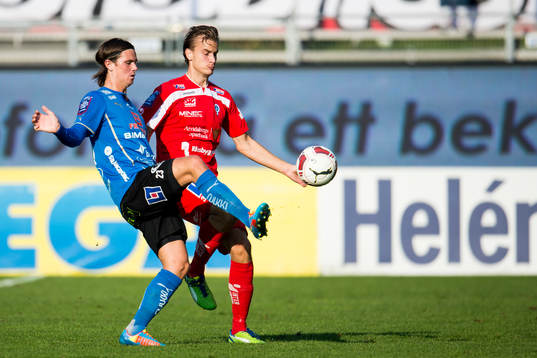 Halmstads Marcus Antonsson och Åtvidabergs Månz Karlsson