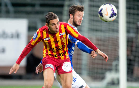 Syrianskas Charbel George och Sundsvalls Robert Lundström