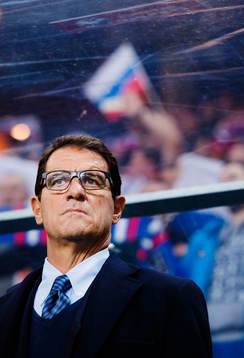 Rysslands förbundskapten Fabio Capello