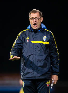 Sveriges tränare Hans Wildow