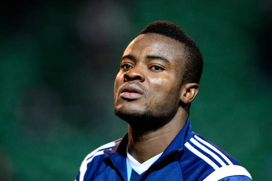 Husqvarnas Zakaria Abdullai vid lineup innan