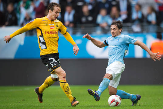 Elfsborgs Viktor Prodell och Malmö FFs Ricardo Ferreira Da Silva