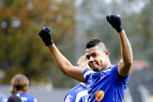 Åtvidabergs Ricardo Santos jublar