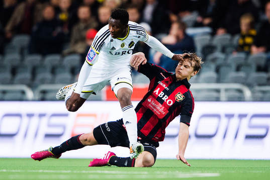 s Ibrahim Moro och Brommapojkarnas Jesper Karlström