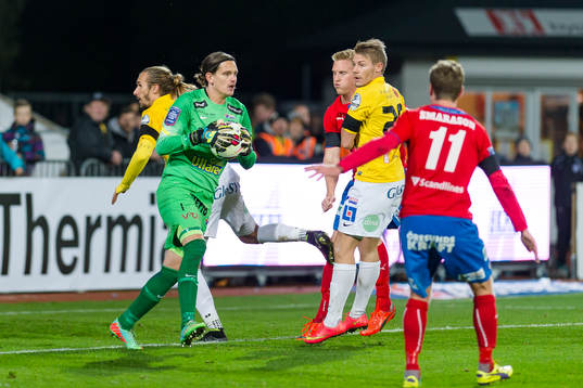 Falkenbergs målvakt Otto Martler