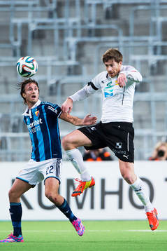 Djurgårdens Philip Hellqvist och Örebros Magnus Wikström