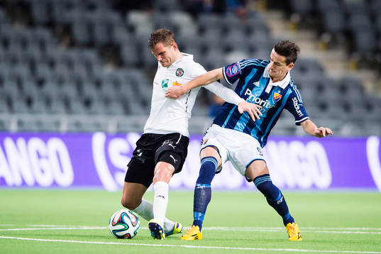 Örebros Robert Åhman Persson och Djurgårdens Haris Radetinac