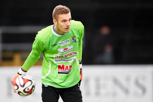 Kristianstads målvakt Mirza Selimovic