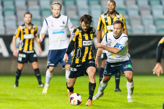 Häckens Leonard Zuta och Gefles Marcus Hansson