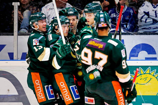 Färjestads Jakub Klepis firas