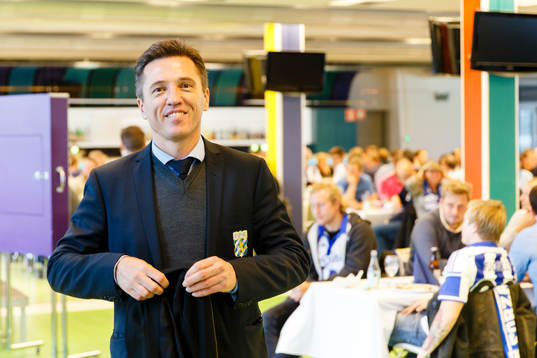 IFK Göteborgs sportchef Mats Gren på besök