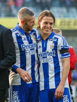 IFK Göteborgs Kjetil Waehler och Lasse Vibe