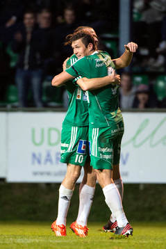 Ljungskiles Hannes Stiller jublar