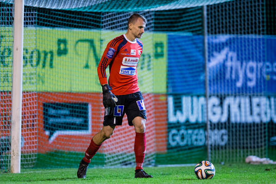 Ljungskiles målvakt Alex Horwath