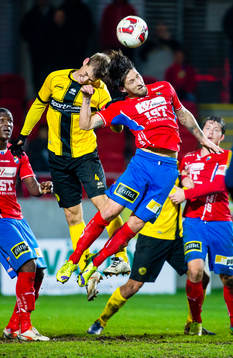 Nickduell mellan Frejs Jonatan Lundevall och Östers Tibor Joza