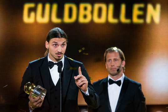 Guldbollen tilldelades Zlatan Ibrahimovic