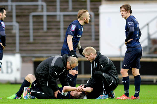 Malmö FFs Markus Rosenberg skadades