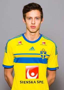 Olliver Roseblad Lowe, som spelar i P16/98-landslaget, poserar för ett porträtt den 28 november 2014 i Stockholm. 