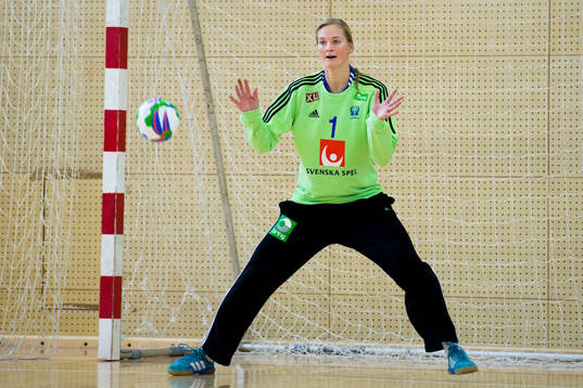 Sveriges målvakt Johanna Bundsen