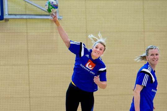Sveriges Ida Odén och Anna-Maria Johansson